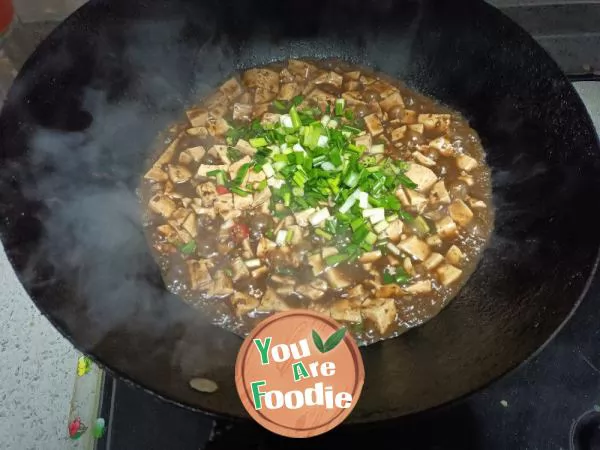 Minced bean paste with bean curd