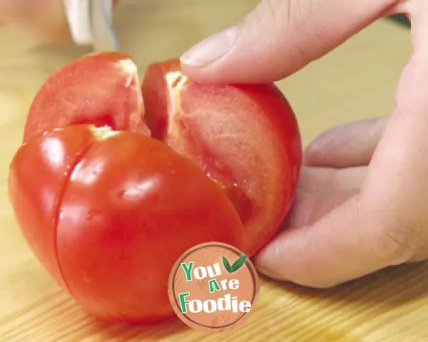 Diet nutritious food - cold tomato