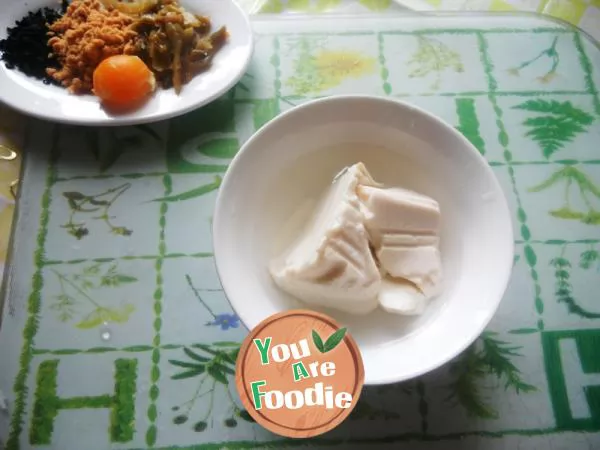 [summer cold dishes] - bean curd stuffed with cucumber