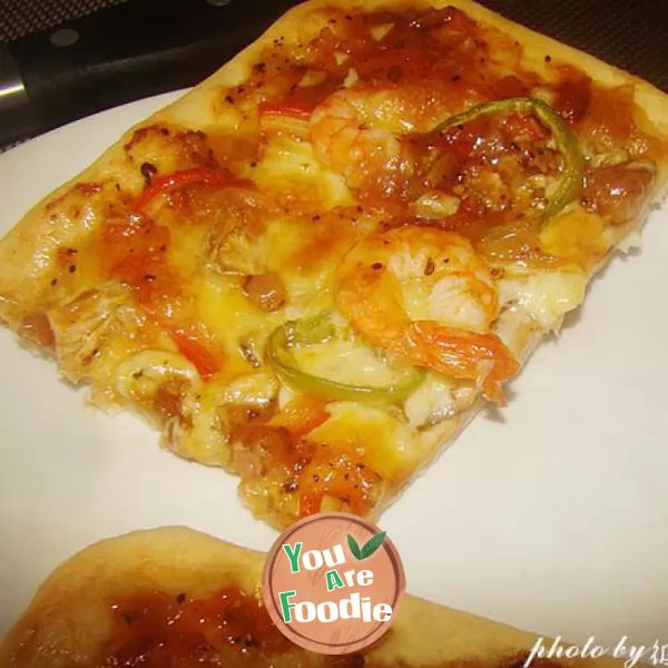 Shrimp pizza