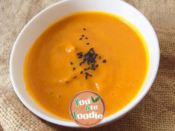 Plain pumpkin soup