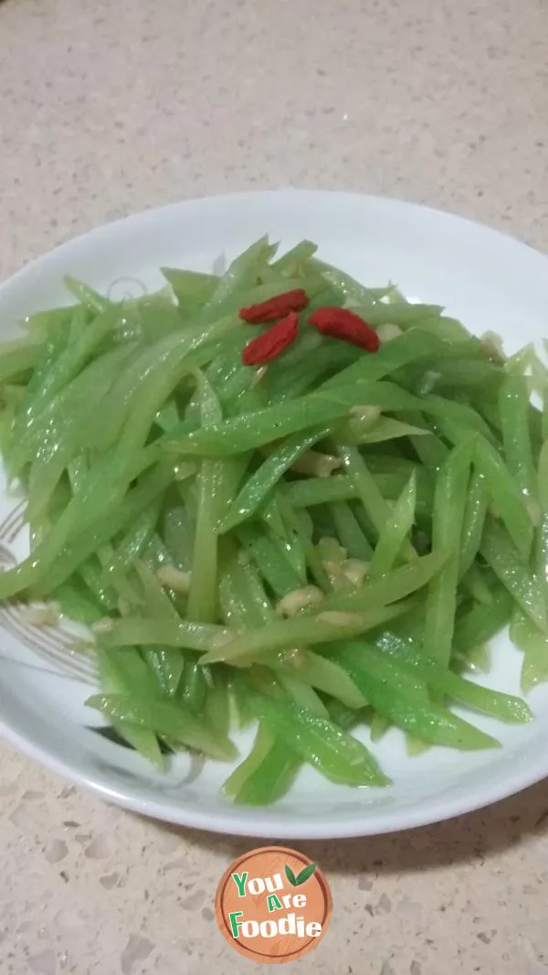 Stir-fried-shredded-lettuce