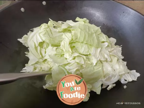 Shredded cabbage