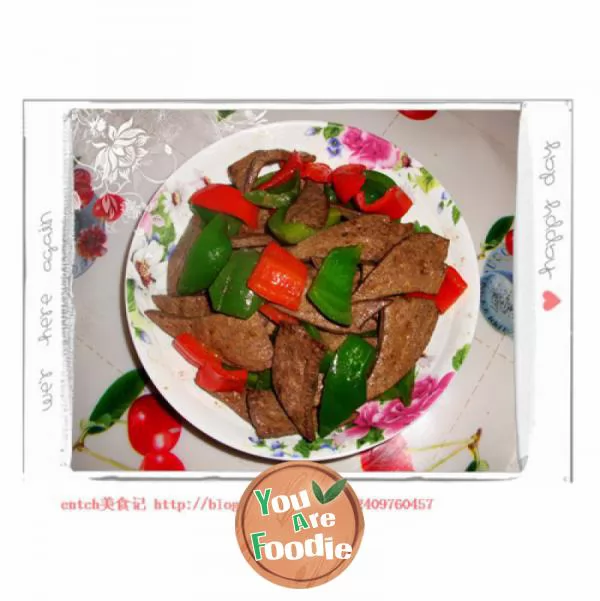 Fried-pork-liver-with-sweet-pepper