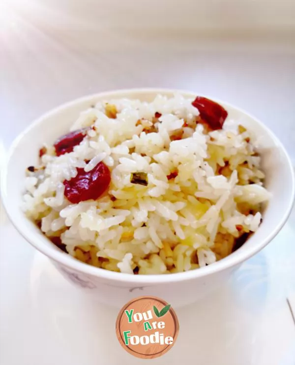 White gourd sausage rice