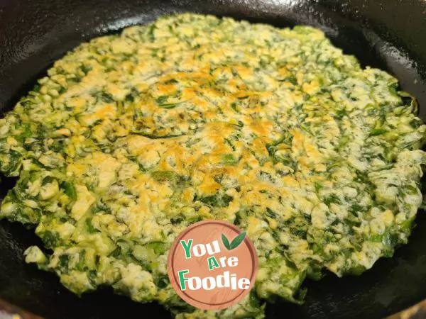 Chrysanthemum chrysanthemum egg pancake