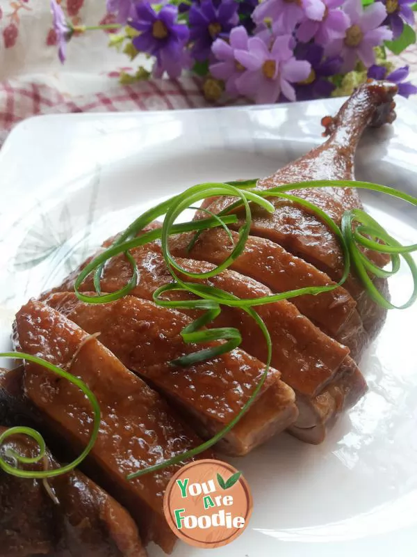 Duck in soy sauce