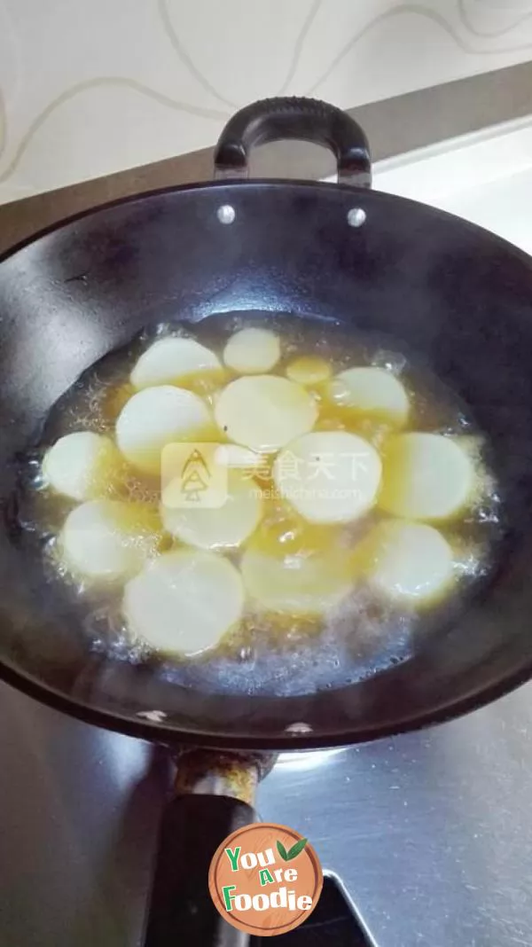 White radish in Abalone Sauce