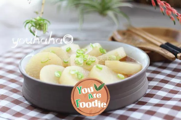 White radish in Abalone Sauce