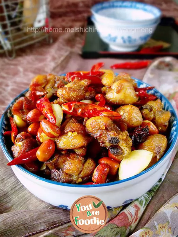 [three processes to easily make popular food] spicy chicken