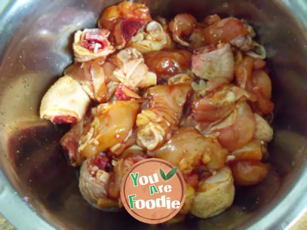 [three processes to easily make popular food] spicy chicken