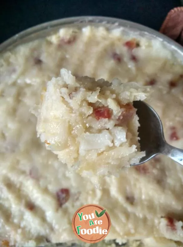 Fried white radish patty