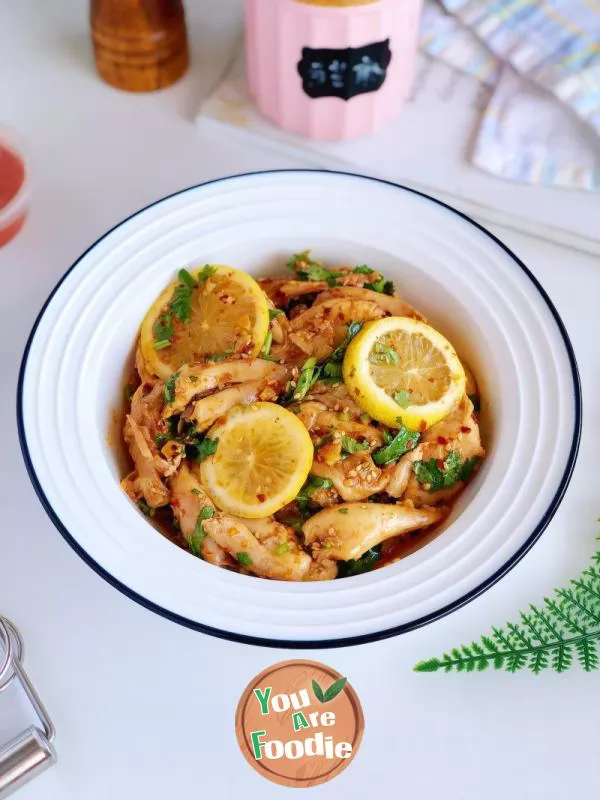 Sour and Spicy Lemon Hand Teared Chicken