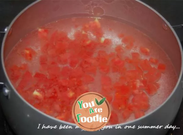 Tomato pimple soup