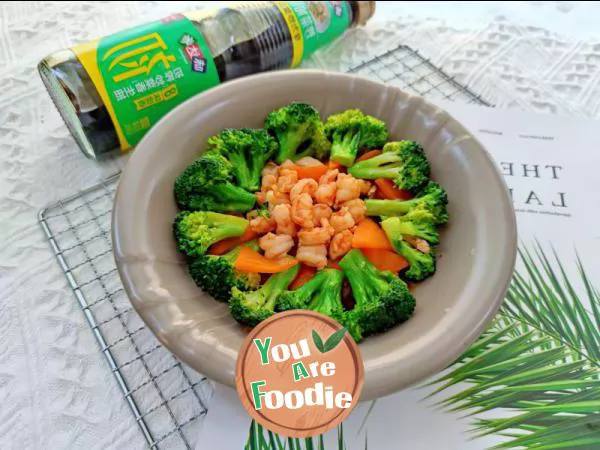 Fried-shrimps-with-Broccoli