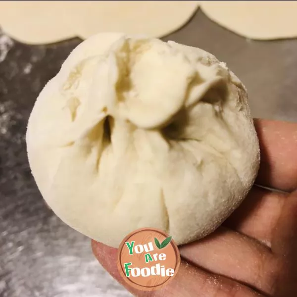 Steamed bread with flowers