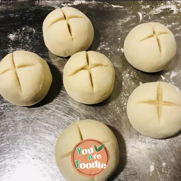 Steamed bread with flowers