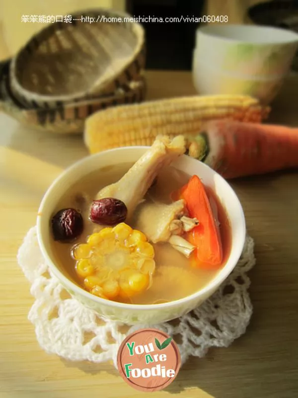 Carrot-Corn-Chicken-Soup