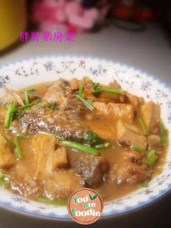 Braised-Spanish-mackerel-with-Tofu