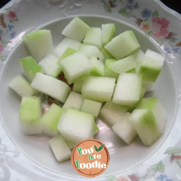 Egg white gourd soup