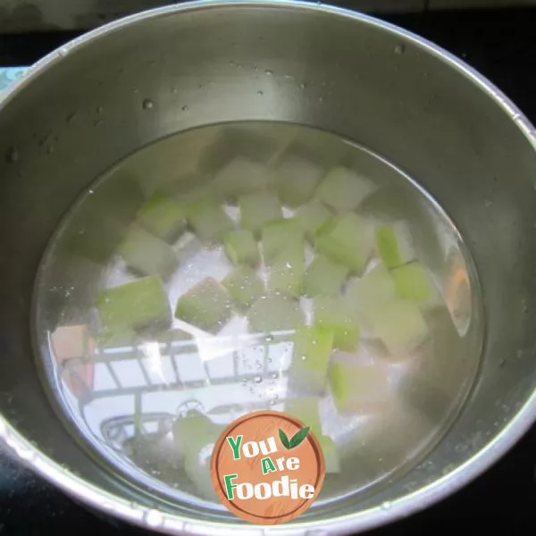 Egg white gourd soup