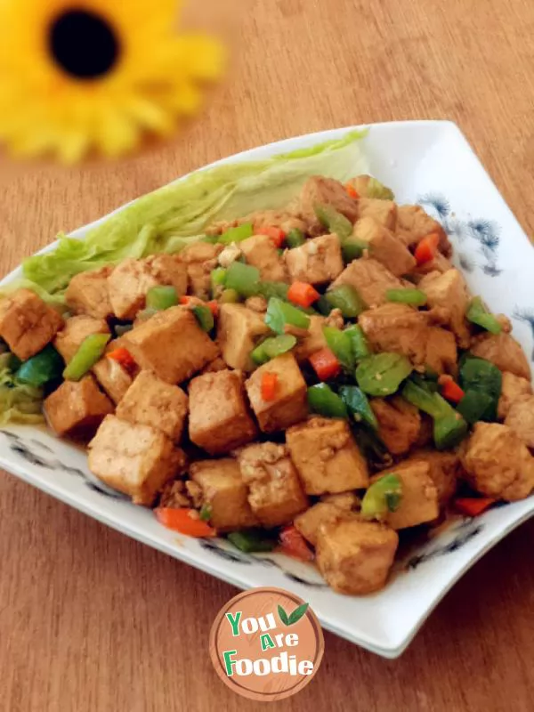 Stir fried tofu