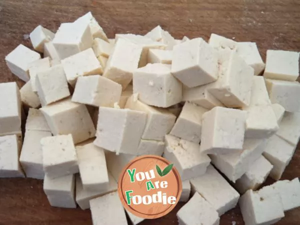 Stir fried tofu