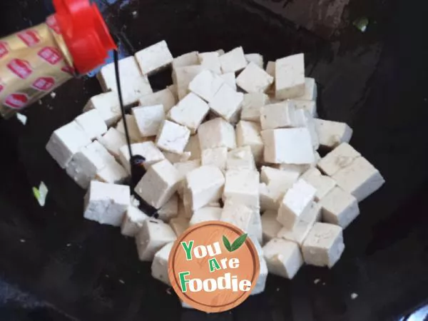 Stir fried tofu
