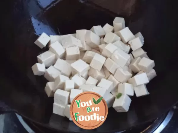 Stir fried tofu