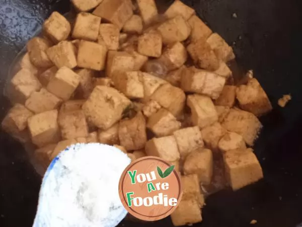 Stir fried tofu
