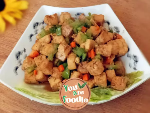 Stir fried tofu