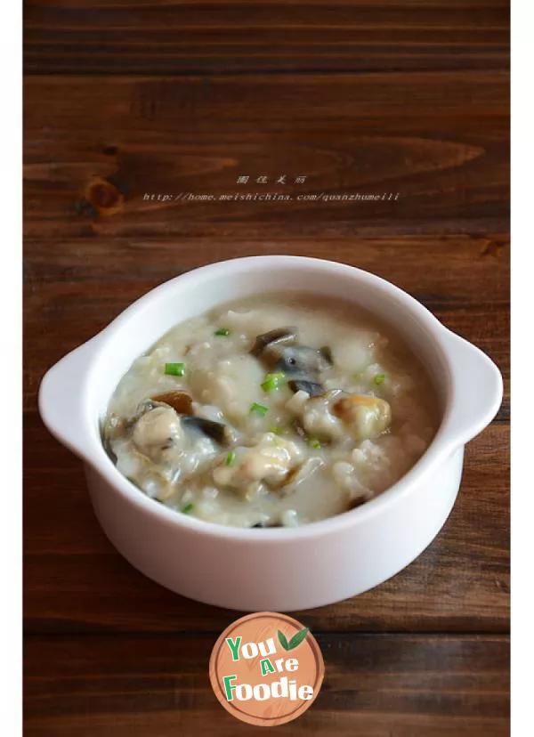 Preserved-egg-and-oyster-congee