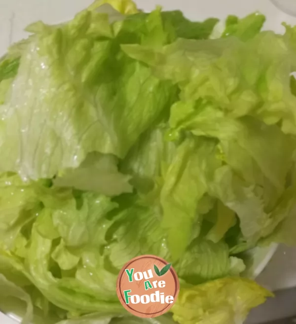 Sauteed Lettuce in Oyster Sauce