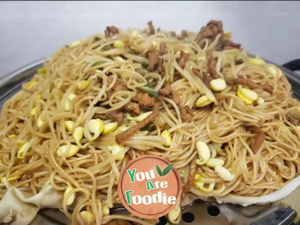 Steamed noodles with vermicelli