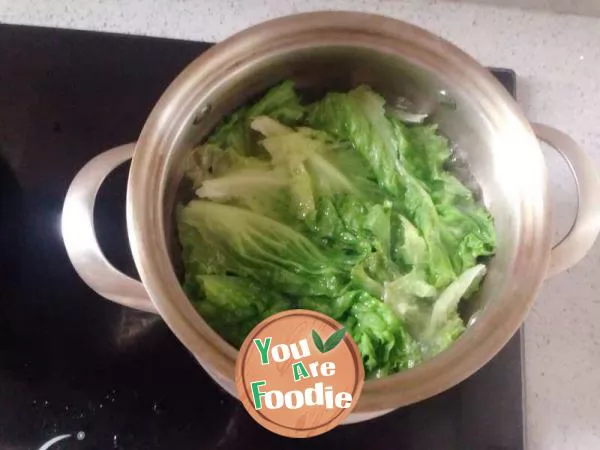 Sauteed Lettuce in Oyster Sauce