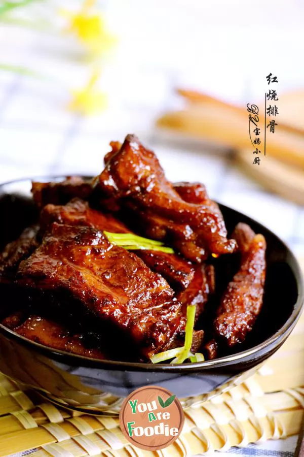 Spareribs with brown sauce