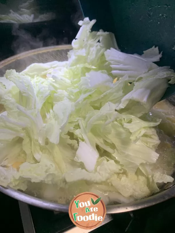 Chinese Cabbage and Tofu Soup