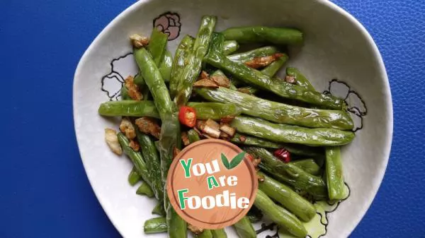 Dry-Fried Green Beans with Minced Pork and Preserved Vegetables