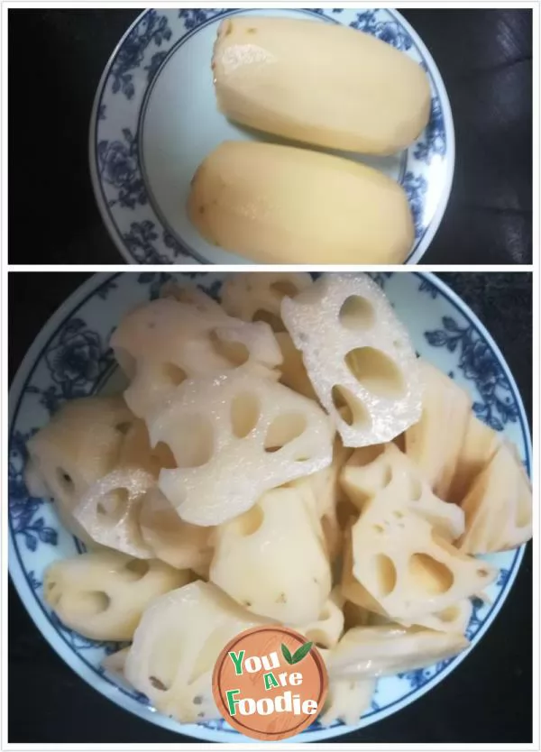 Meat bone lotus root soup