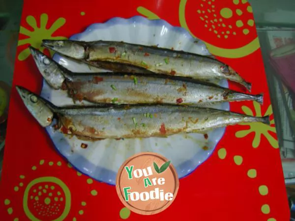 Microwave-oil-free-spicy-saury