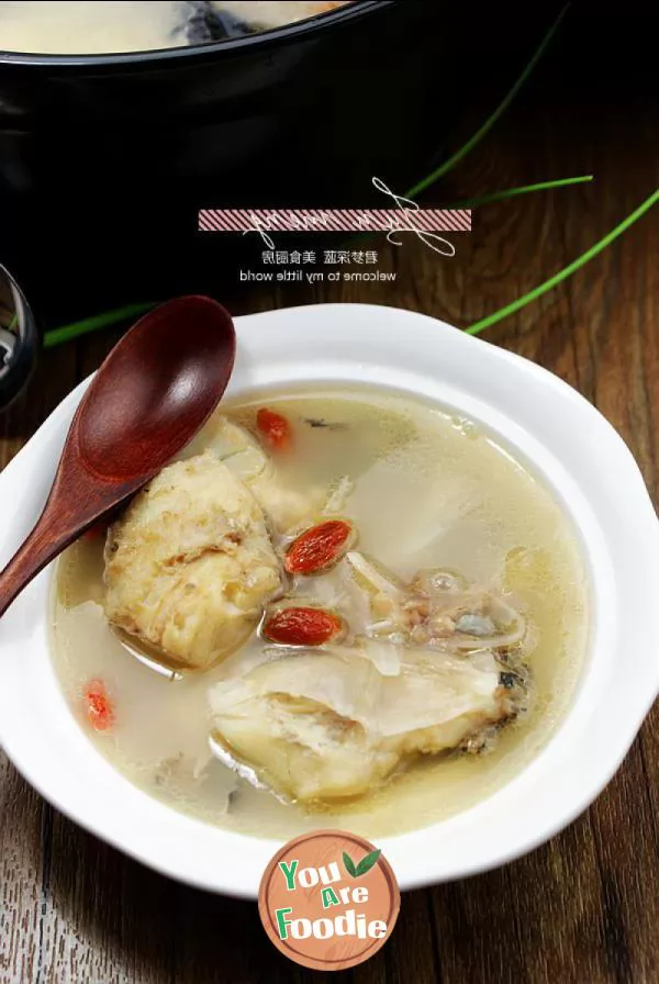 Spring Festival family banquet celebration hard dish series 7 ------ [milky white Ankang fish soup]