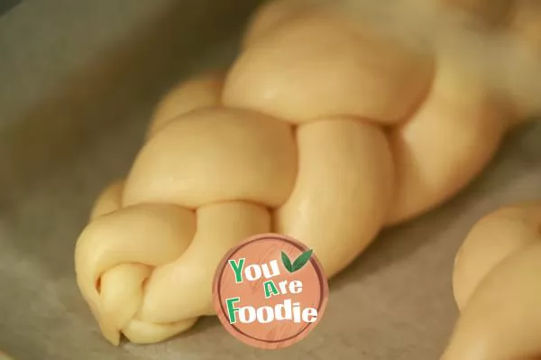 Four strand fried dough twist braided bread