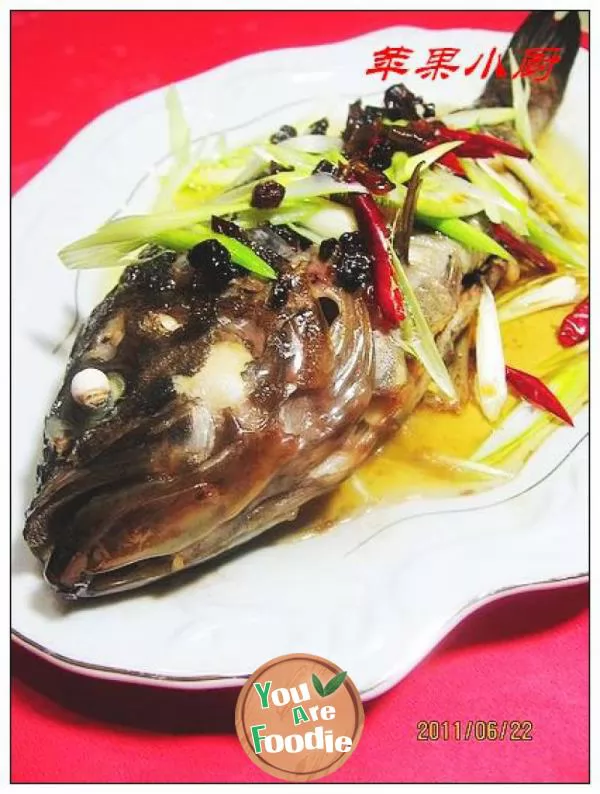 Fish-with-scallion-oil