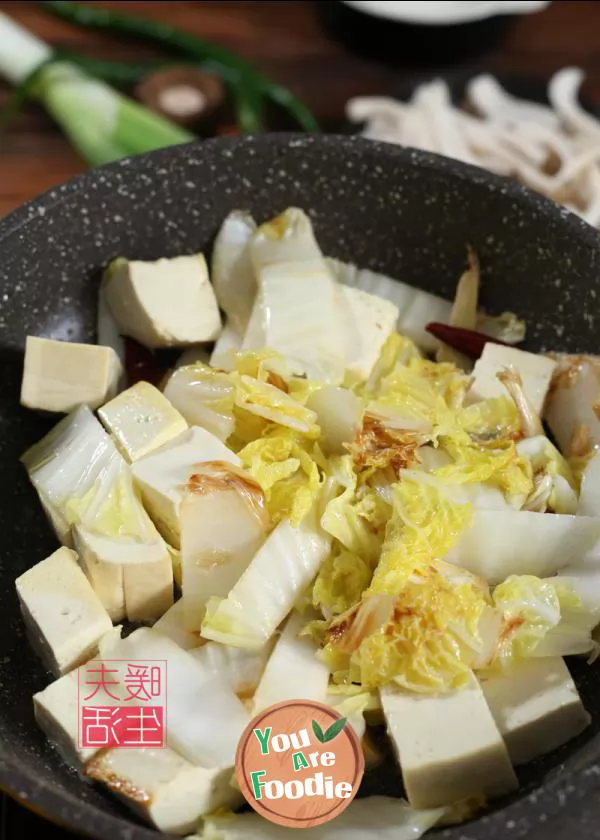 Chinese Cabbage and Tofu Soup