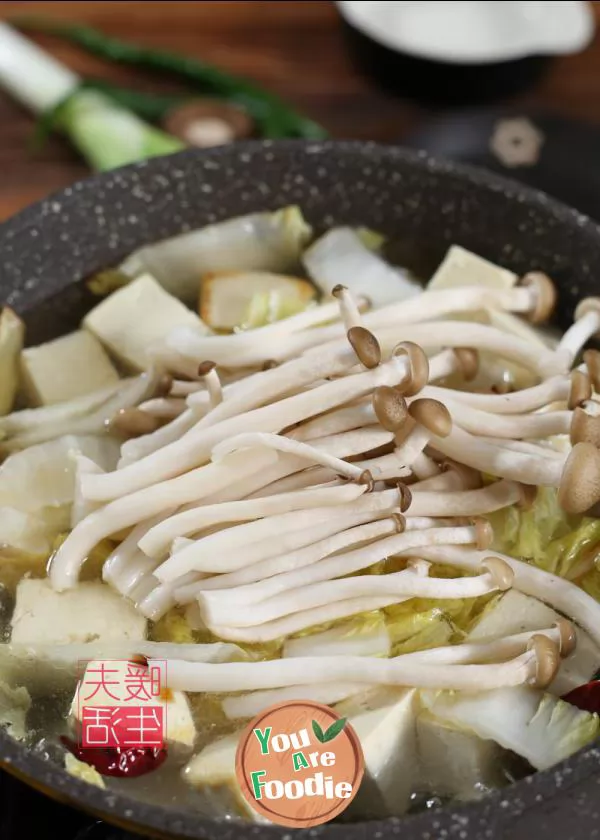 Chinese Cabbage and Tofu Soup