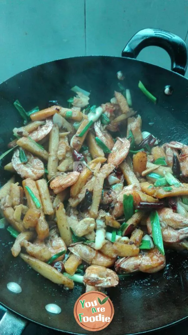 Fried Shrimps in Hot and Spicy Sauce