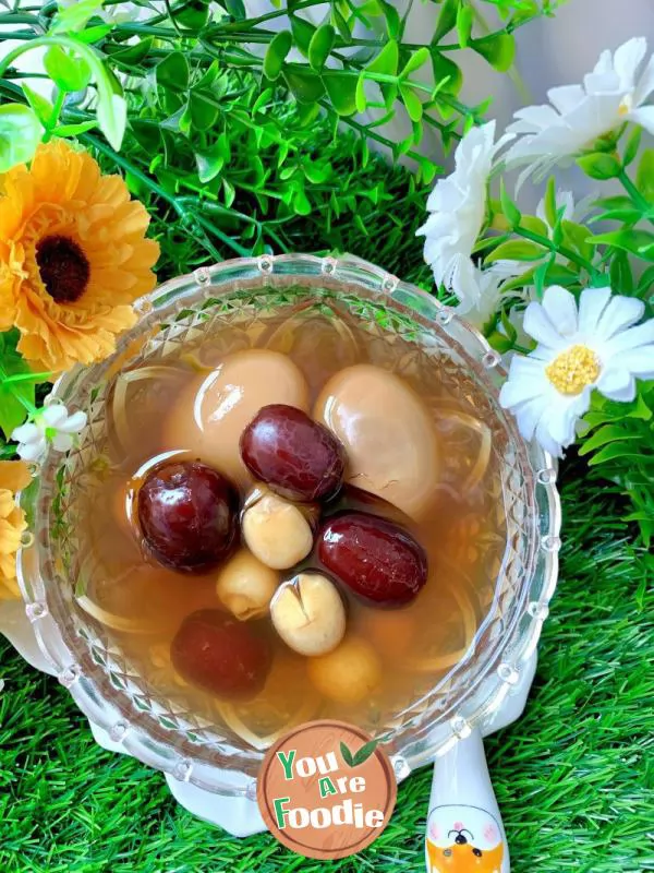 Mulberry Parasitic Lotus Seed Egg Tea