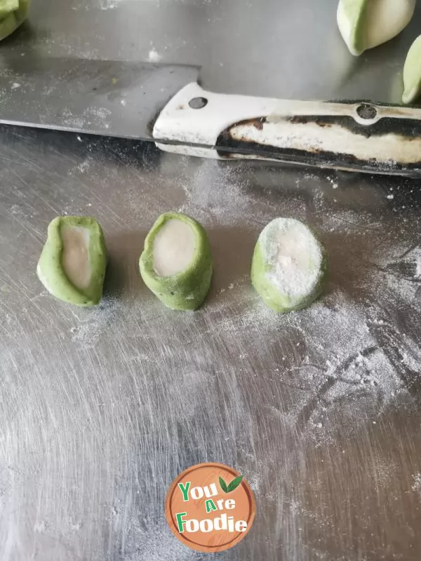 Jadeite white jade dumplings