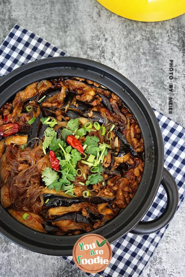 【 northeast 】 eggplant casserole with minced meat and vermicelli