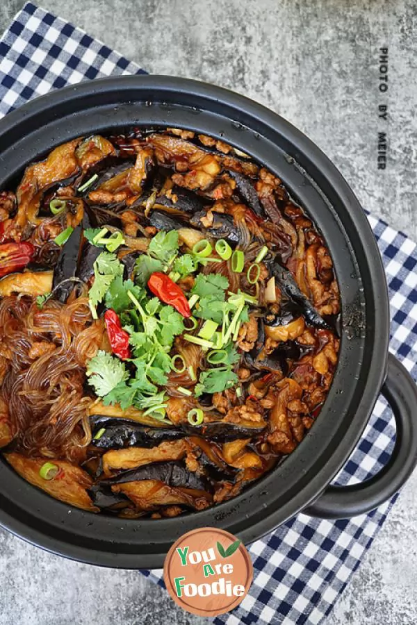 【 northeast 】 eggplant casserole with minced meat and vermicelli